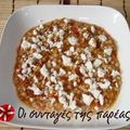 Cooksnap από delicious στη συνταγή Ντοματόσουπα με τραχανά και λαχανικά
