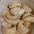 Annamária Polgár Cooksnap-ja, amikor elkészítette a(z) Diós hókifli receptet.