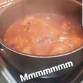 El cooksnap de Edu cuando hizo Albóndigas de Carne c/salsa.
