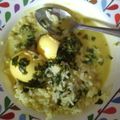 Cooksnap dari Siti Rodhiah untuk resep Sayur daun singkong + tahu + telur puyuh #bringbackmemories