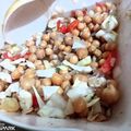 Farwa Ali's cooksnap of when they made Chana chat mix.
