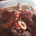 El cooksnap de Cris Romero cuando hizo Ossobuco braseado al vino tinto y puré cremoso.