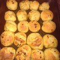 El cooksnap de Roxana Herner cuando hizo Pancitos Saborizados de Cebolla, Salame, Queso y Provenzal.