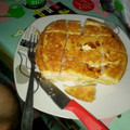 El cooksnap de Mirela Iasar cuando hizo Tortilla de patata rellena.