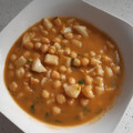 El cooksnap de MaryGlory cuando hizo Garbanzos con choco o sepia.