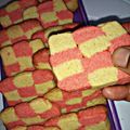 Sumy's delicious's cooksnap of when they made Checker Board Cookies.