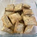 El cooksnap de Maria Antonieta Lazarraga cuando hizo Galletas saladas de masa madre de descarte.