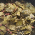El cooksnap de laura cuando hizo Alcachofas frescas al ajillo con jamón Mte.