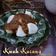 Cooksnap Aznie Khasri semasa beliau membuat Nasi Impit Kuah Kacang.
