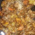 El cooksnap de Flor Aranda cuando hizo Guiso de lentejas versión saludable.