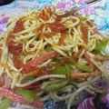 Hayat Akber Khan's cooksnap of when they made Chicken ChOW Mein.