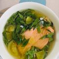 Cooksnap dari Maya Pitaloka untuk resep Salmon kuah kemangi.