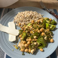 El cooksnap de Florencia Echevarria cuando hizo Tofu con salteado de verduras y arroz.