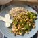 El cooksnap de Florencia Echevarria cuando hizo Tofu con salteado de verduras y arroz.