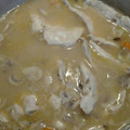 El cooksnap de Sarii cuando hizo Pollo al vino con crema de champiñones.