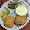 Archana Agrawal's cooksnap of when they made Soya flour Masala Poori With Aamras & Pickle.
