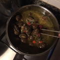 El cooksnap de Juanito cuando hizo Caracoles en salsa.