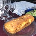 El cooksnap de Yamila Silva cuando hizo Budín de naranja con chispas de chocolate.