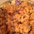David Bem's cooksnap of when they made Taco Macaroni and Cheese.