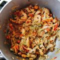 El cooksnap de sophie cuando hizo Arroz 🍚 con coco y camarones 🍤.