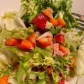 El cooksnap de Débora Cantero Martínez cuando hizo Ensalada agridulce de tomate “adora” y frutos rojos con skyrella y atún.