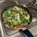 El cooksnap de Hector Carter cuando hizo Tortilla de acelga.