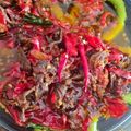 Cooksnap dari Haiva Wahyu untuk resep Dendeng Balado khas Padang