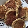 El cooksnap de Verónica González cuando hizo Panqueques de avena y banana.