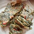 Cooksnap dari Siva Alesha_Kitchen untuk resep Telur Dadar Daun Singkong