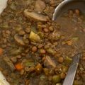 El cooksnap de Delia Herrera cuando hizo Lentejas al estilo hindú.
