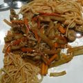 El cooksnap de Cesar Ladino cuando hizo Chop suey de cerdo.