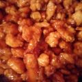 El cooksnap de blanca estela cuando hizo Pollo agridulce.