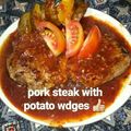 Cooksnap dari Triwikrama Nyoman untuk resep Pork Steak with Potato Wedges