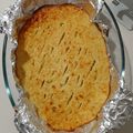 El cooksnap de Ana María Cremades Jara cuando hizo Pastel de puerros con salmón. Muy fácil y sano.