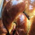 kisördög Cooksnap-ja, amikor elkészítette a(z) Csokis fonott kalács alina73 receptje alapján receptet.