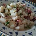 El cooksnap de Sandra Andreo Brocal cuando hizo Ceviche Mixto Peruano Familiar.