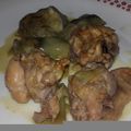 El cooksnap de beatrizcuycoll cuando hizo Conejo con alcachofas.