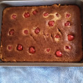 El cooksnap de Yesenia Ome Velez cuando hizo Bizcocho de Cerezas y Almendras.