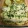 El cooksnap de Cristal Gómez Montilla cuando hizo Ventresca de merluza con salsa verde y verduras asadas.