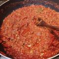 El cooksnap de Osvaldo Ramirez cuando hizo Salsa Bolognesa.