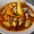 El cooksnap de Rodrigo Ignacio cuando hizo Estofado de cerdo.