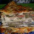 El cooksnap de María José MR 👨‍👩‍👧 cuando hizo Pastel de calabacín, berenjenas y queso.