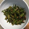 Cooksnap Shaqila Qila semasa beliau membuat Kacang botol goreng belacan.