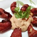 El cooksnap de Edgar Diaz cuando hizo Camarones envueltos en tocino a la Sonorense.