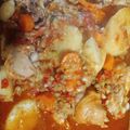 El cooksnap de Nadia Alcaraz cuando hizo Estofado de alitas.