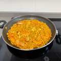 El cooksnap de Raul cuando hizo Fideuá.