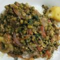 Winnie Aducxer's cooksnap of when they made Green grams(dengu) with chapati.