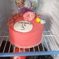 Zeesag Kitchen's cooksnap of when they made Pink ombré cake.