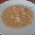El cooksnap de elvi sanluis cuando hizo Sopa de fideos con patatas y huevo.