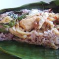 Cooksnap dari SeRa Wardani untuk resep Nasi Bakar Ayam Jamur Kemangi Pedas